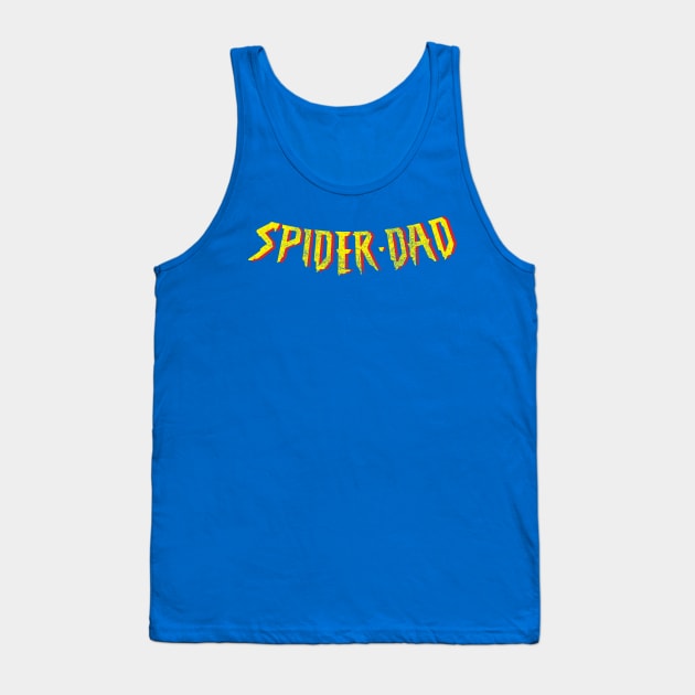 Spider-Dad (Distressed) Tank Top by frizbee